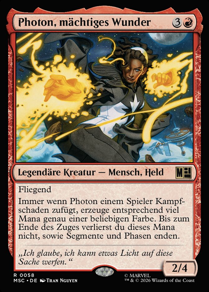 Photon, mächtiges Wunder