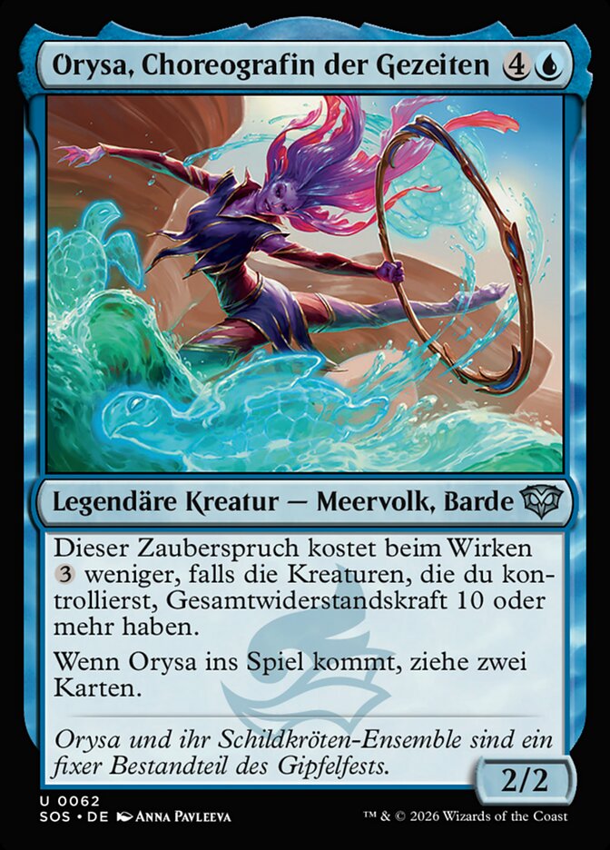 Orysa, Choreografin der Gezeiten