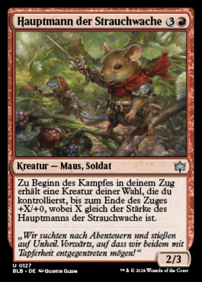 Hauptmann der Strauchwache