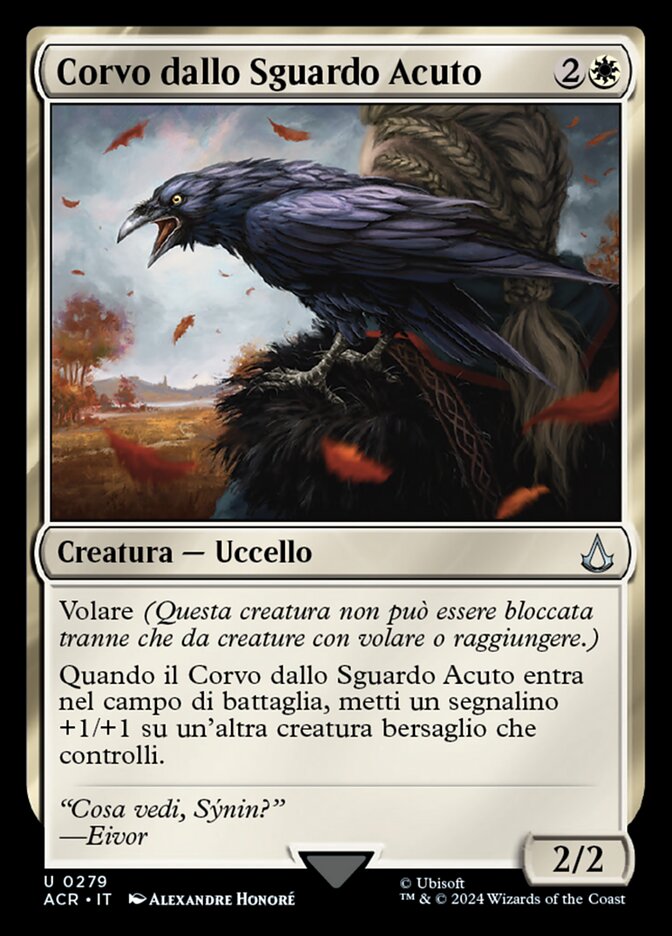 Corvo dallo Sguardo Acuto