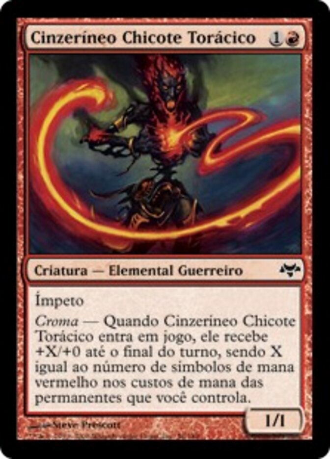 Cinzeríneo Chicote Torácico
