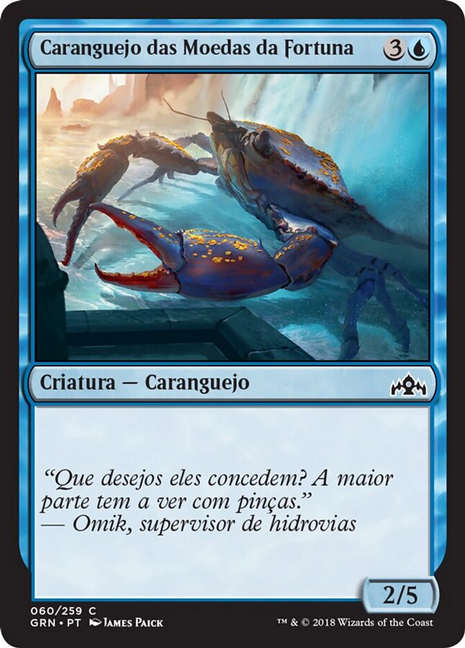 Caranguejo das Moedas da Fortuna