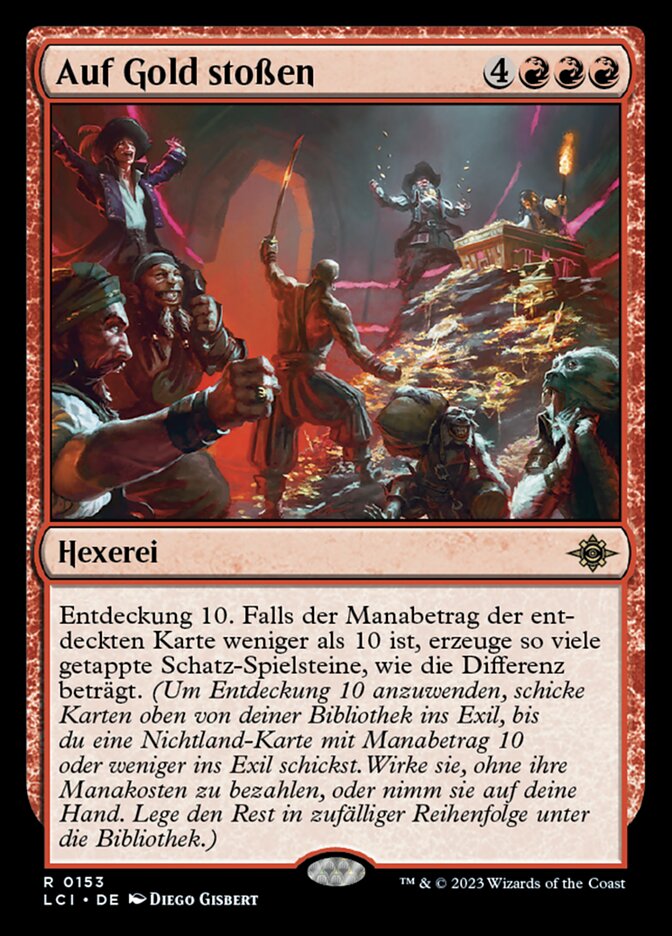 Auf Gold stoßen