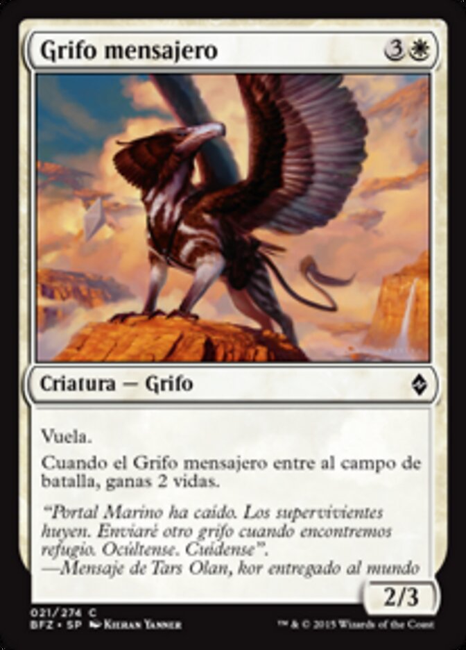 Grifo mensajero