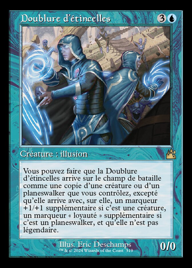 Doublure d'étincelles