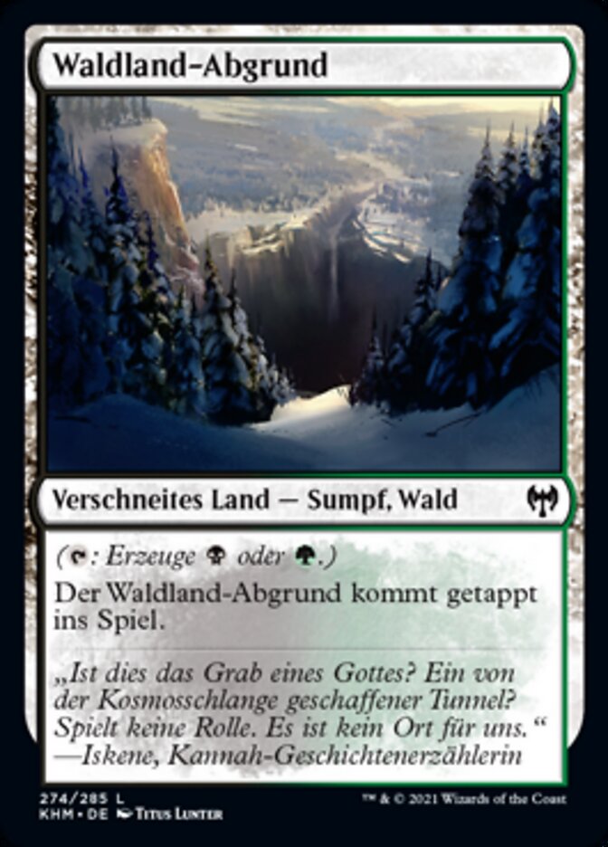 Waldland-Abgrund