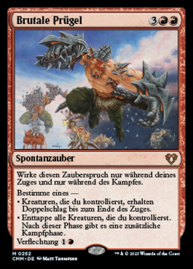 Brutale Prügel