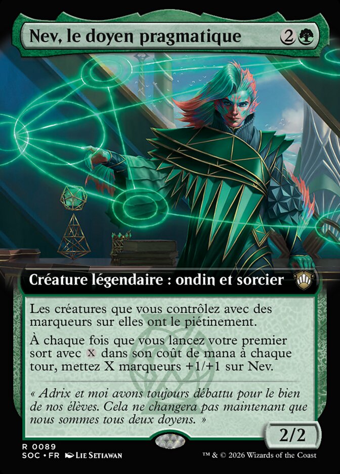 Nev, le doyen pragmatique