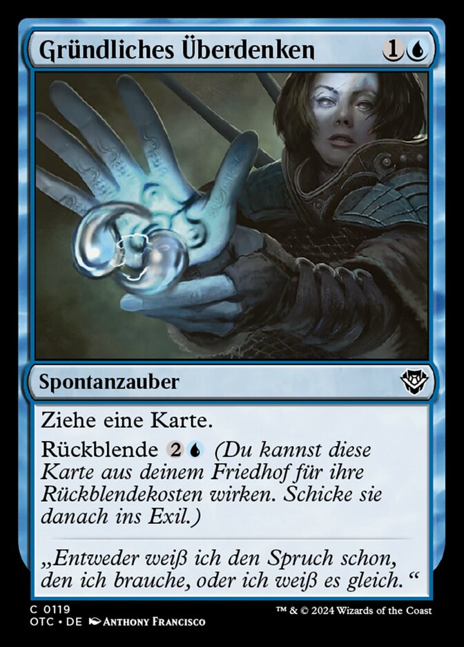 Gründliches Überdenken