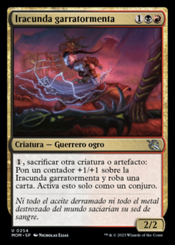 Iracunda garratormenta