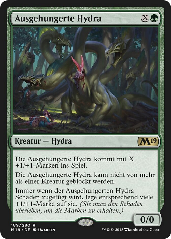 Ausgehungerte Hydra