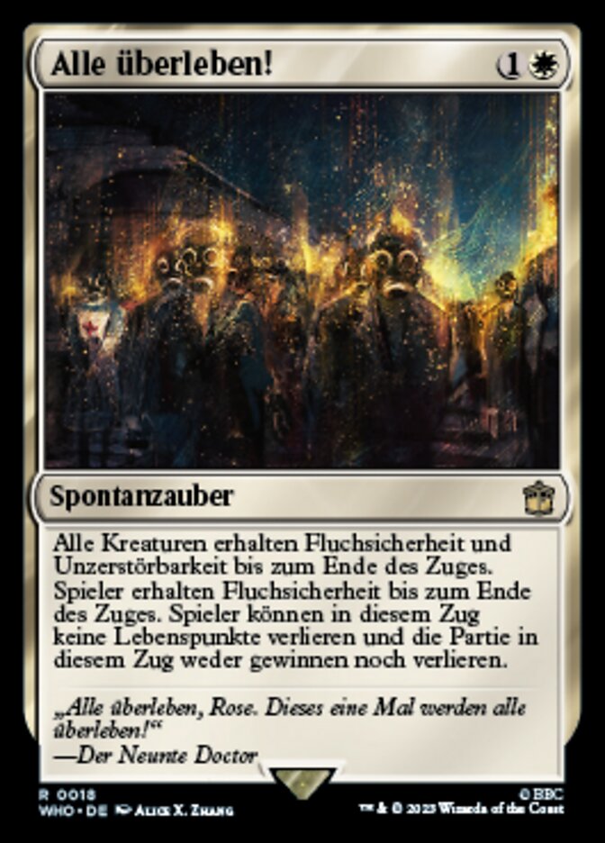 Alle überleben!