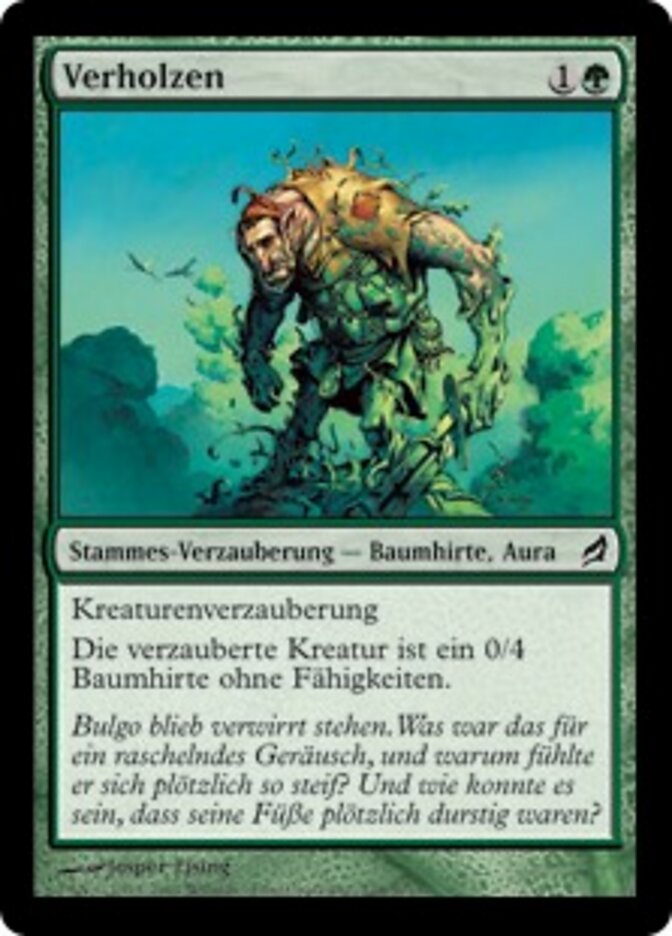 Verholzen