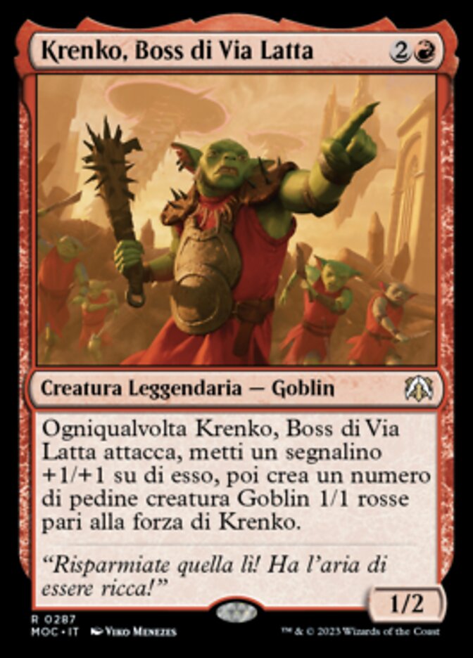 Krenko, Boss di Via Latta