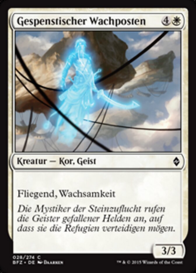 Gespenstischer Wachposten