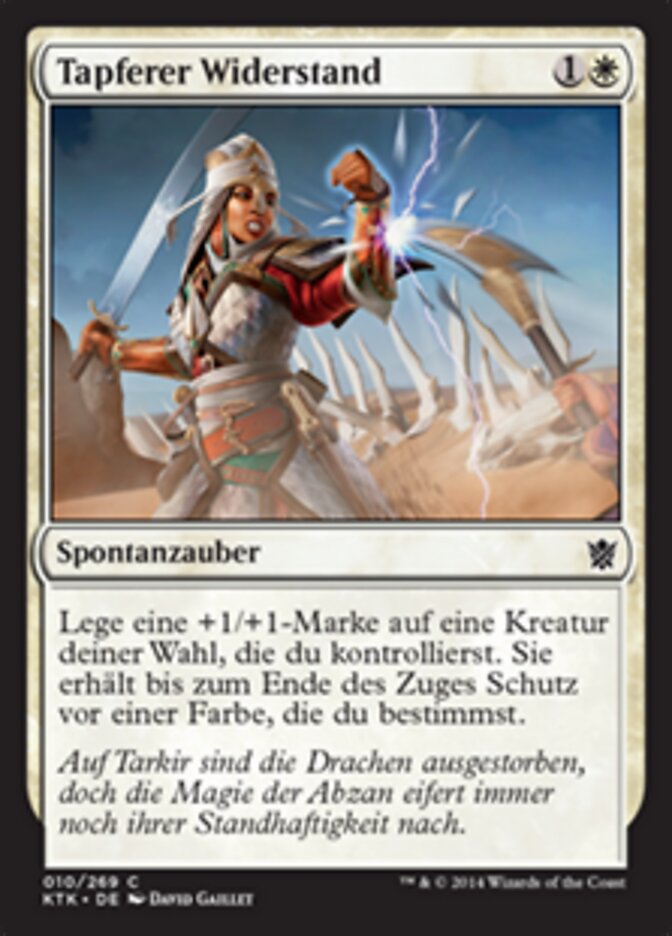 Tapferer Widerstand
