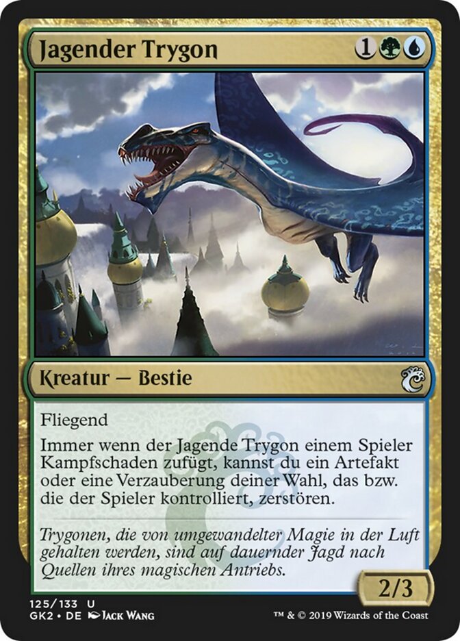 Jagender Trygon