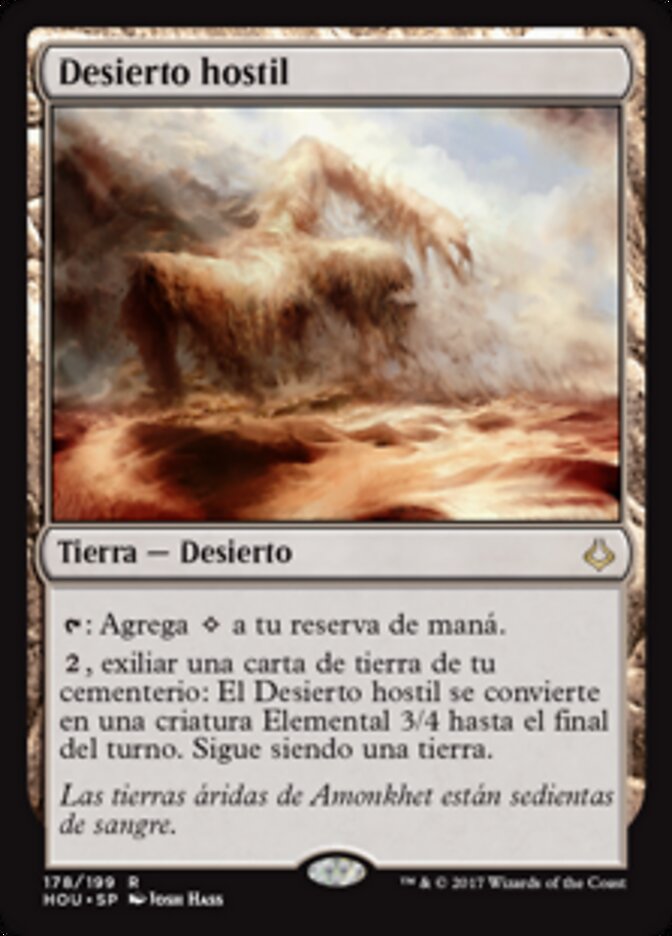 Desierto hostil