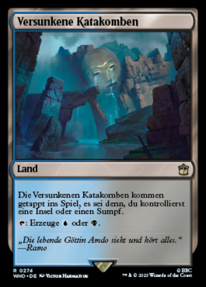 Versunkene Katakomben