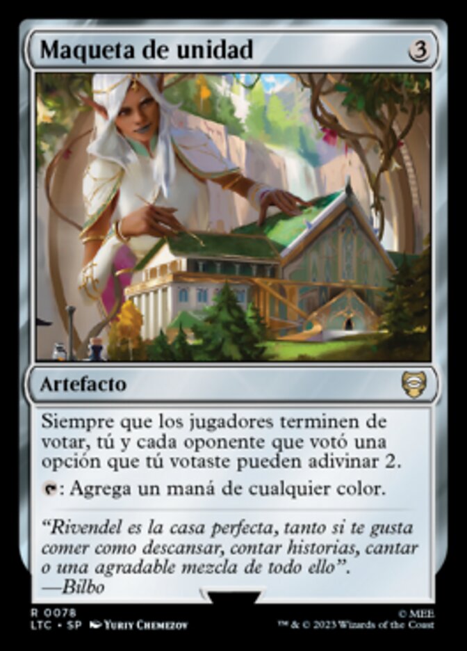 Maqueta de unidad