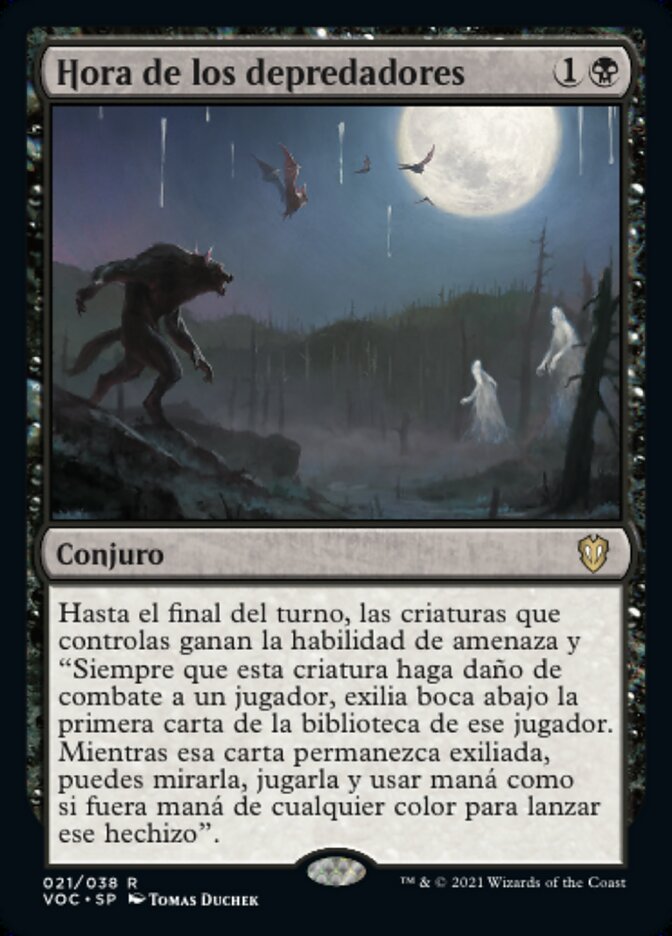 Hora de los depredadores