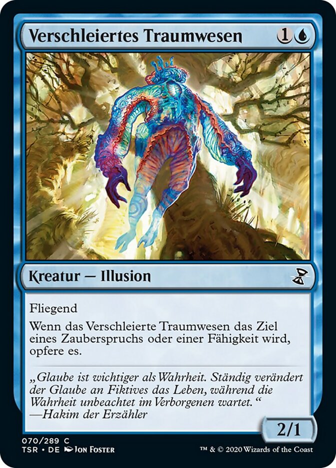 Verschleiertes Traumwesen