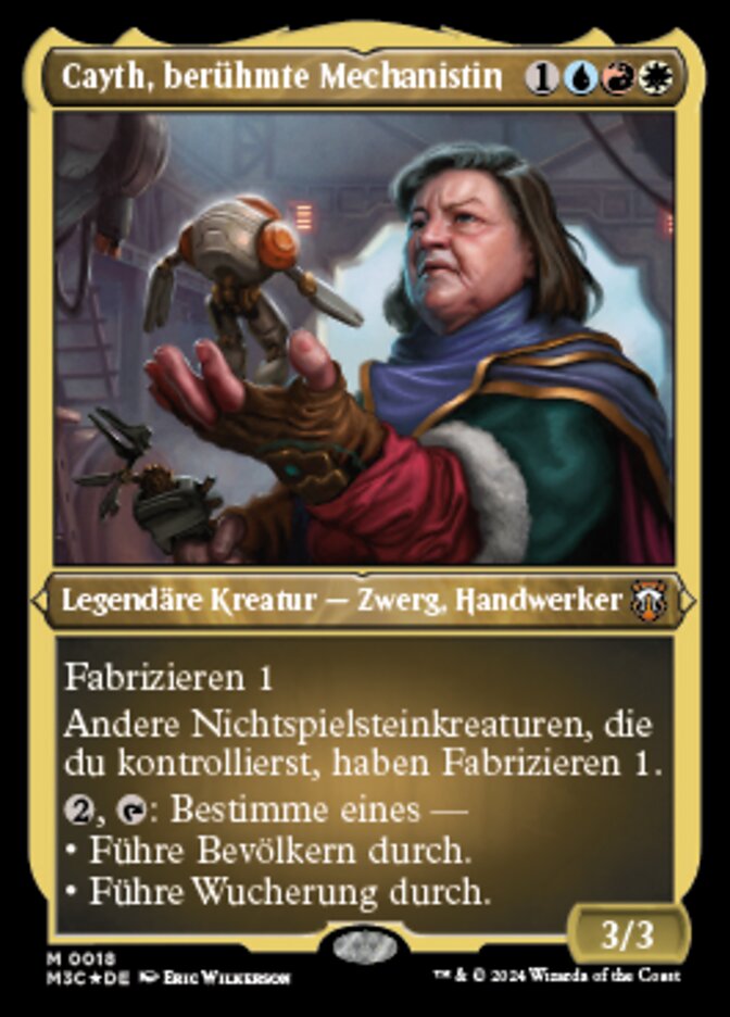 Cayth, berühmte Mechanistin
