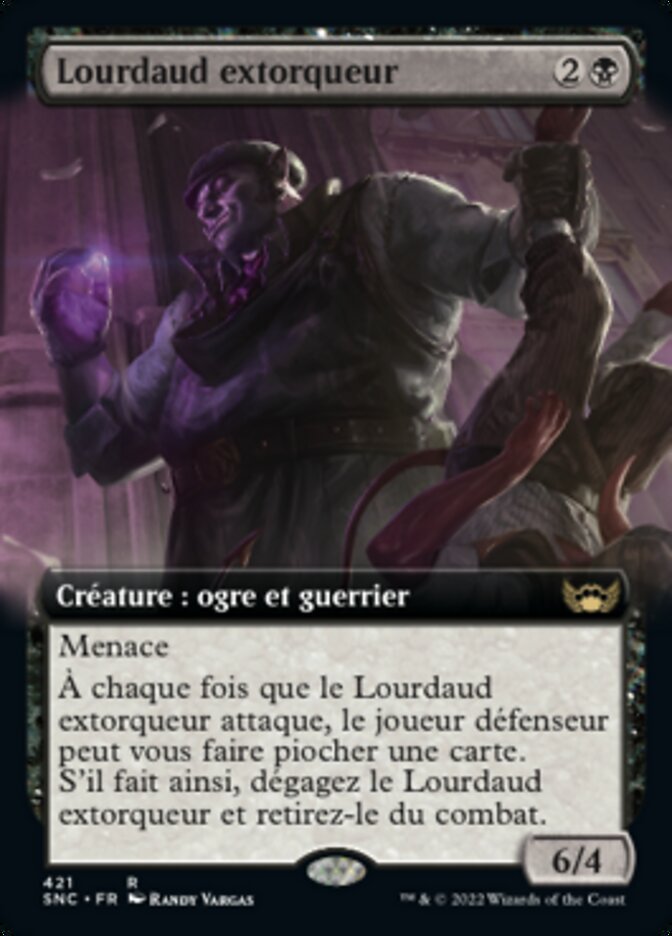 Lourdaud extorqueur