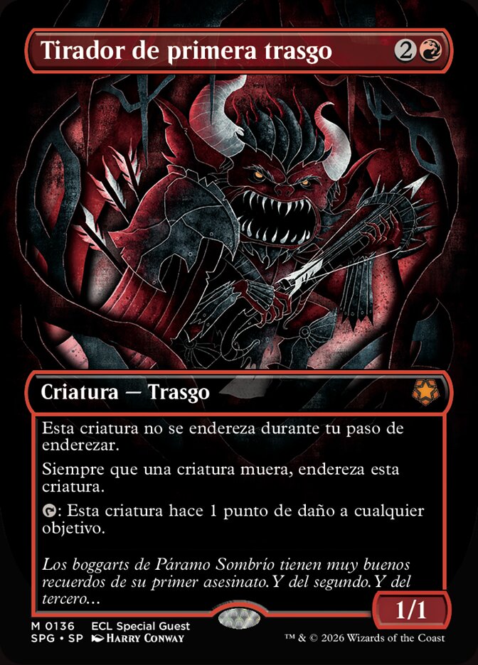 Tirador de primera trasgo