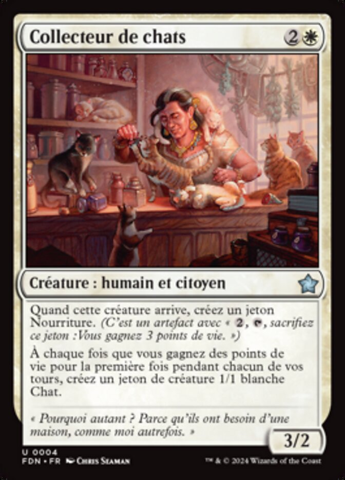 Collecteur de chats