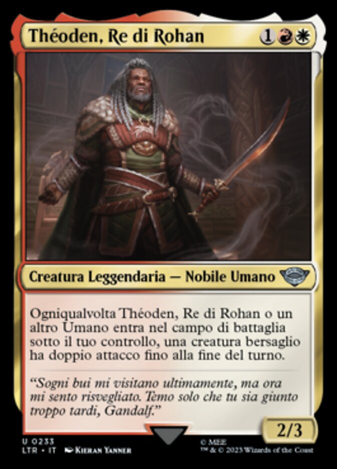 Théoden, Re di Rohan