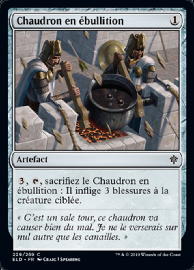 Chaudron en ébullition
