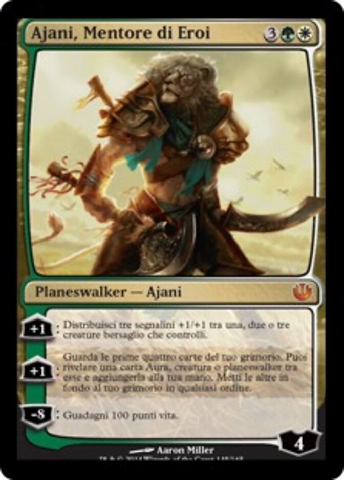 Ajani, Mentore di Eroi