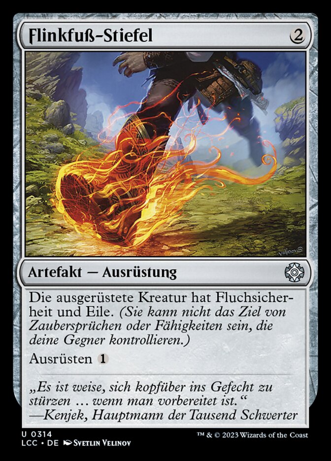 Flinkfuß-Stiefel