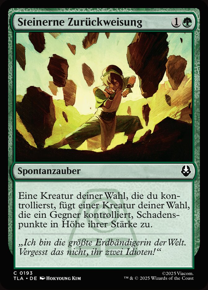 Steinerne Zurückweisung