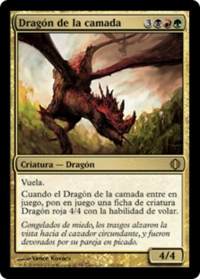 Dragón de la camada