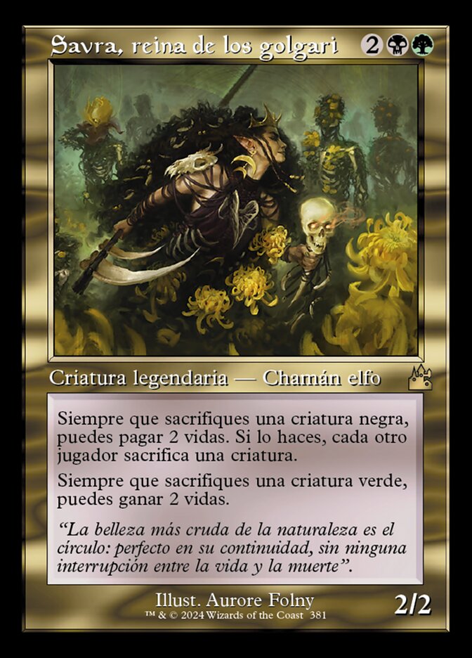 Savra, reina de los golgari