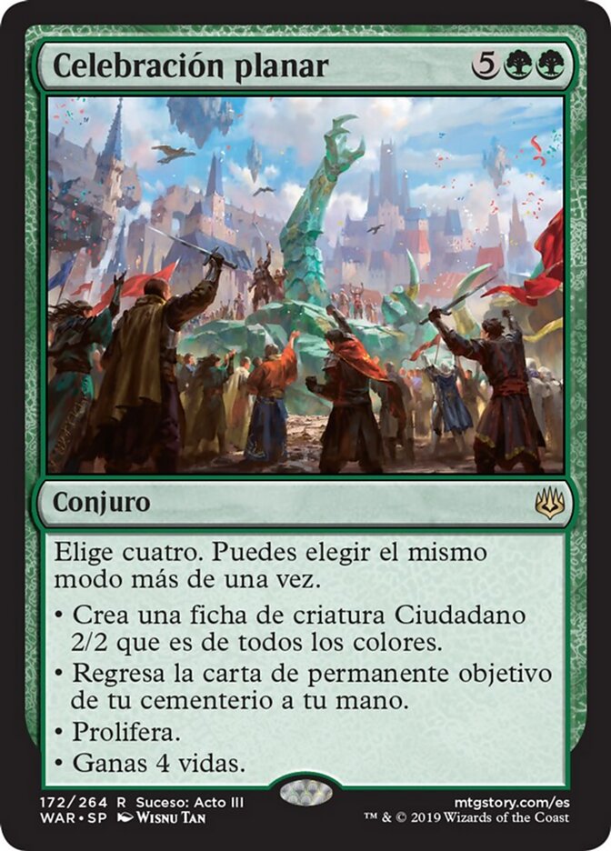 Celebración planar