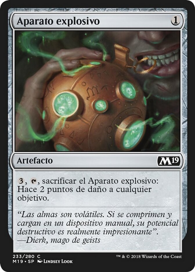Aparato explosivo