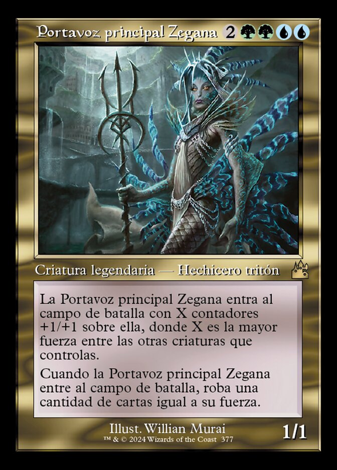 Portavoz principal Zegana