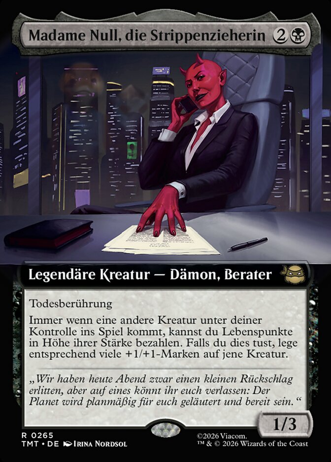 Madame Null, die Strippenzieherin