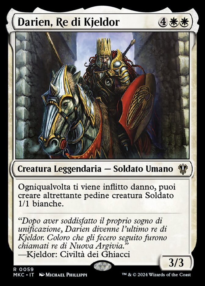 Darien, Re di Kjeldor