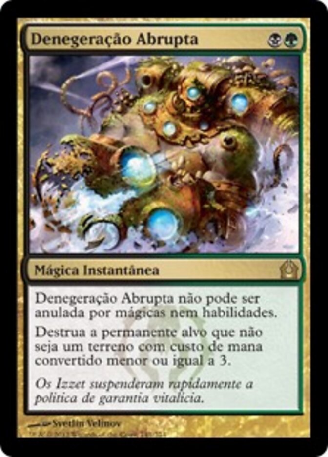 Degeneração Abrupta