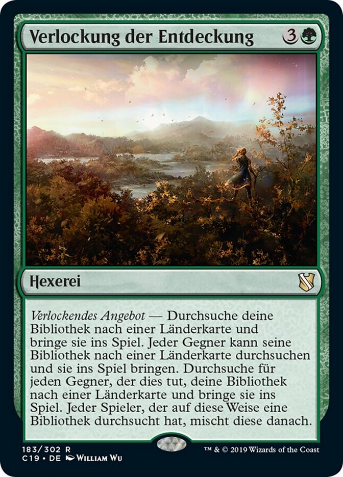 Verlockung der Entdeckung