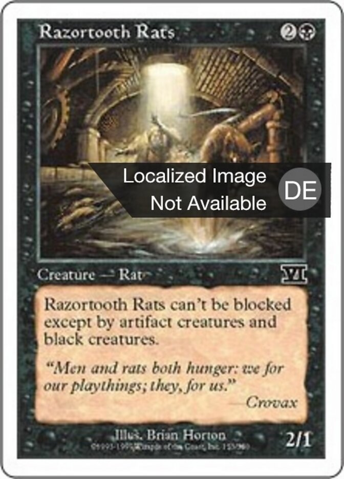 Scharfzahnratten