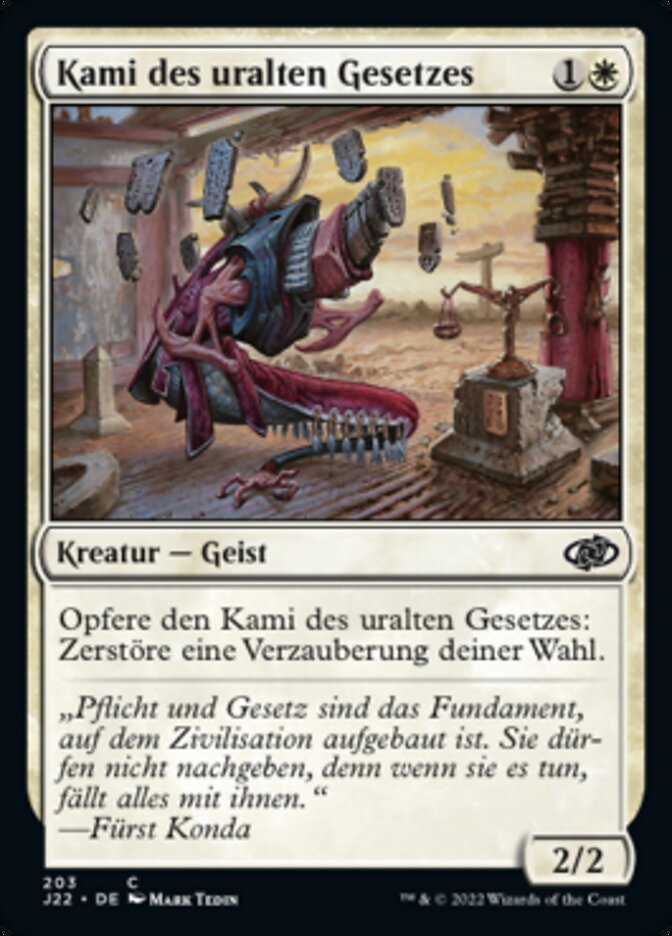 Kami des uralten Gesetzes