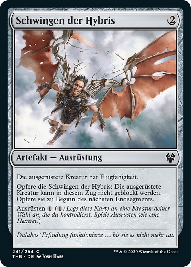 Schwingen der Hybris