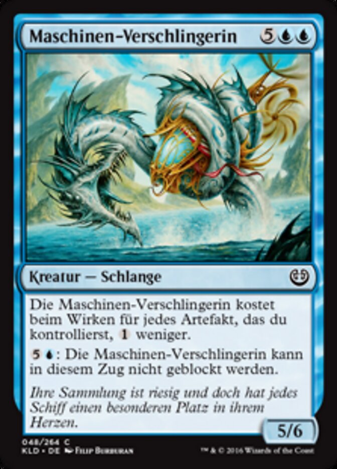 Maschinen-Verschlingerin