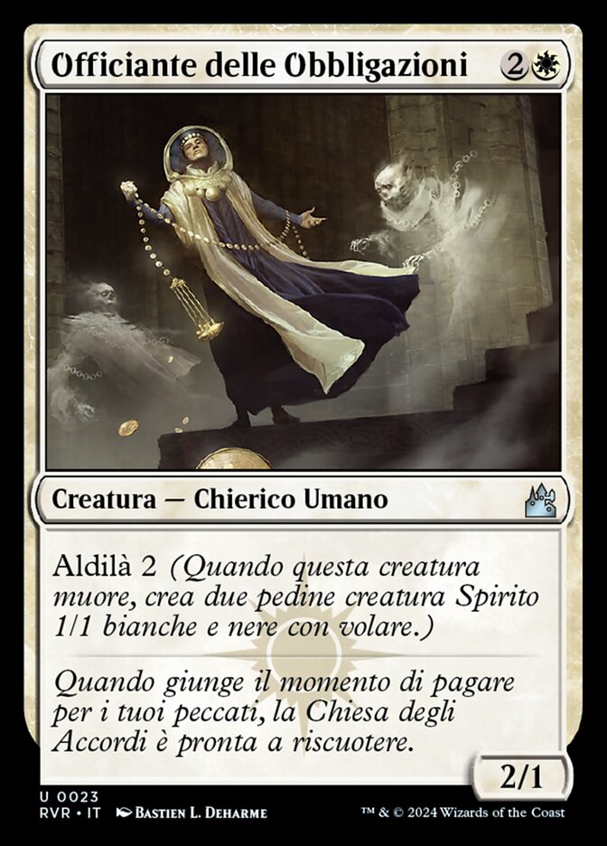 Officiante delle Obbligazioni