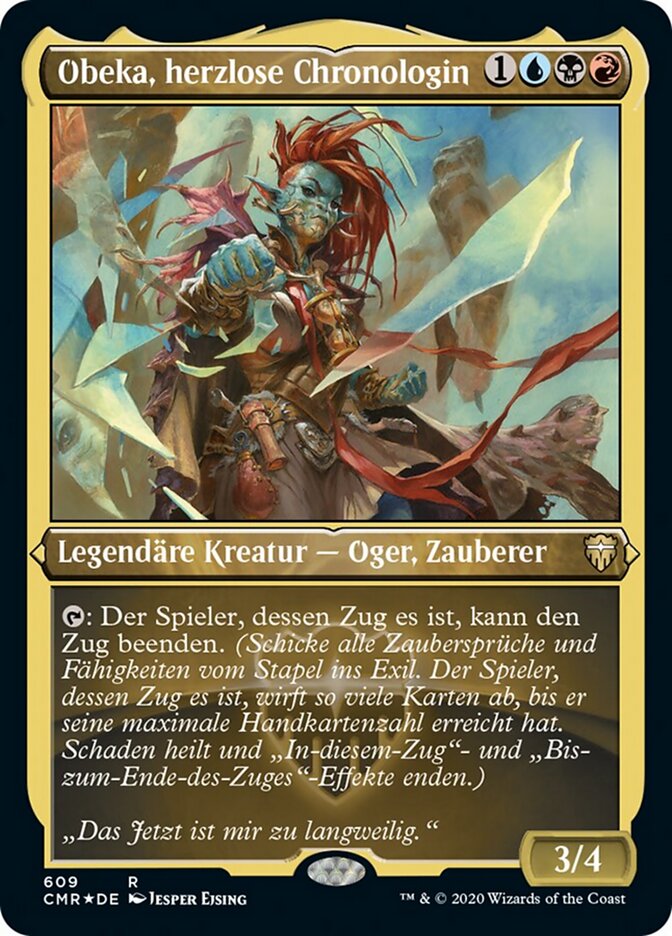 Obeka, herzlose Chronologin
